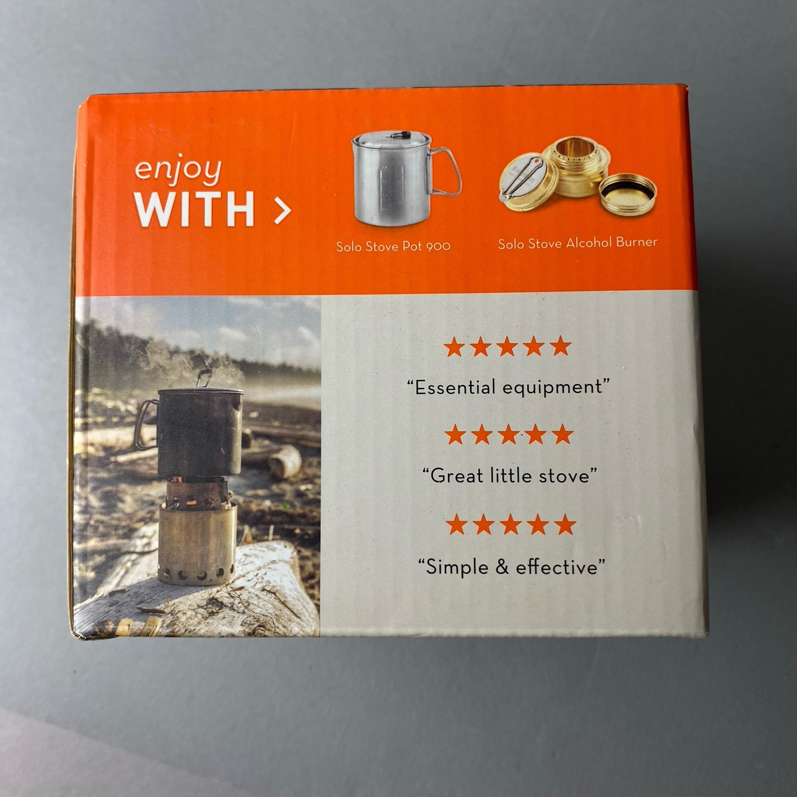 Solo Stove Lite Portable Camp Stove 304 Stainless Steel Low Smoke NEW