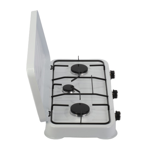 Camping Gas Stove 3 Burners Outdoor Portable 2.2kw*2+1kw*1 Desktop Cooker w/Lid