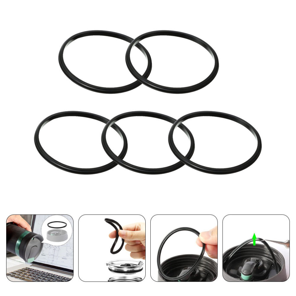 5Pcs Cup Seal Replacement Lids Bottle Gasket Traveling Accessories