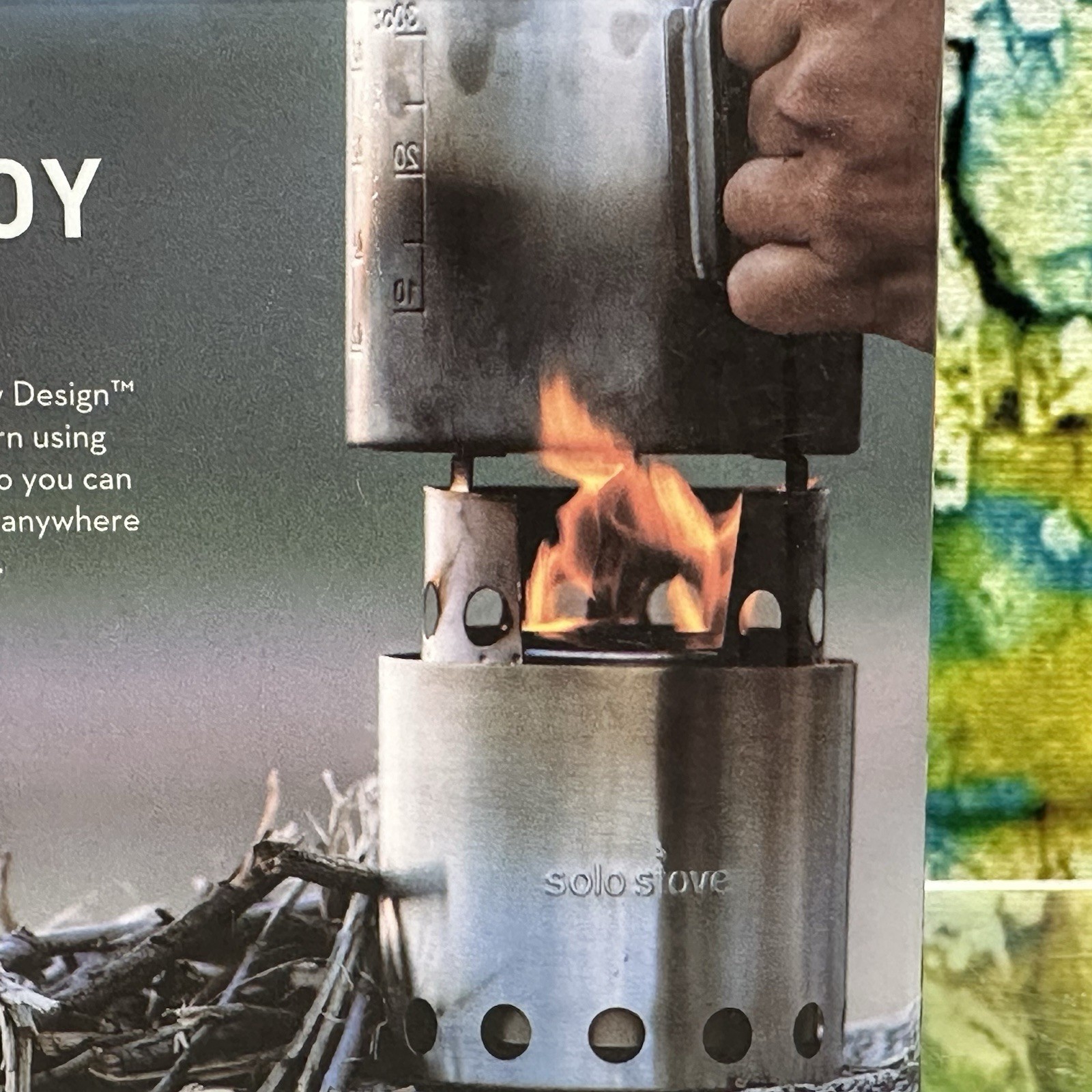 Solo Stove Lite Portable Camp Stove 304 Stainless Steel Low Smoke Bonfire NEW!