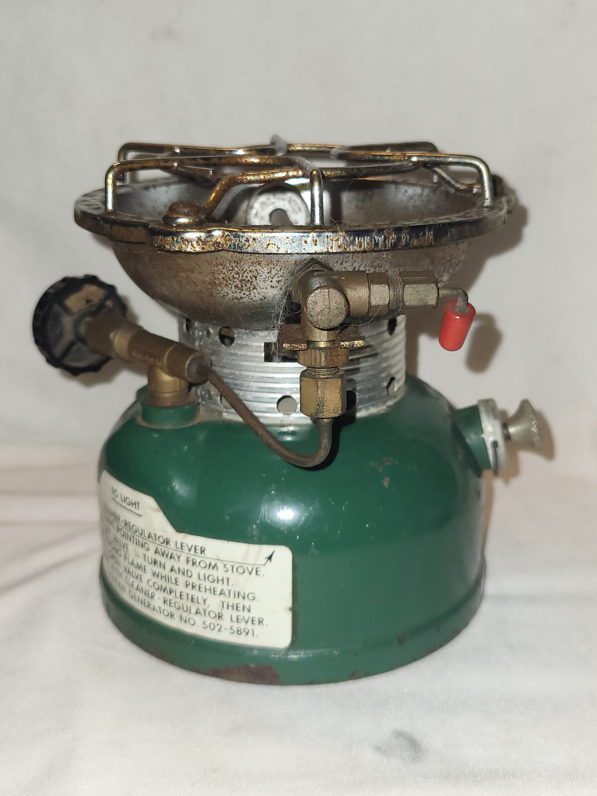 VINTAGE 502-700 COLEMAN KEROSENE SPORTSTER SINGLE BURNER STOVE WICHITA USA 9/78