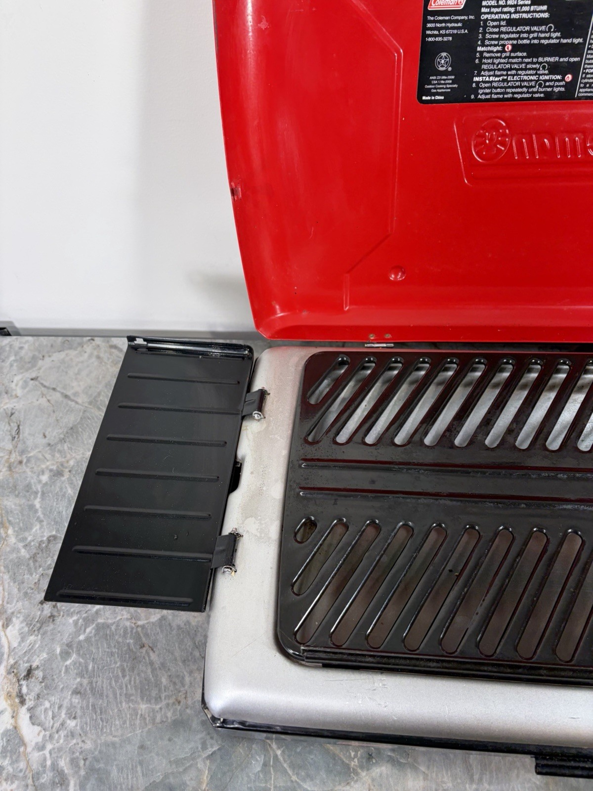 Coleman Instastart Grill Stove Portable Propane Camp Grill