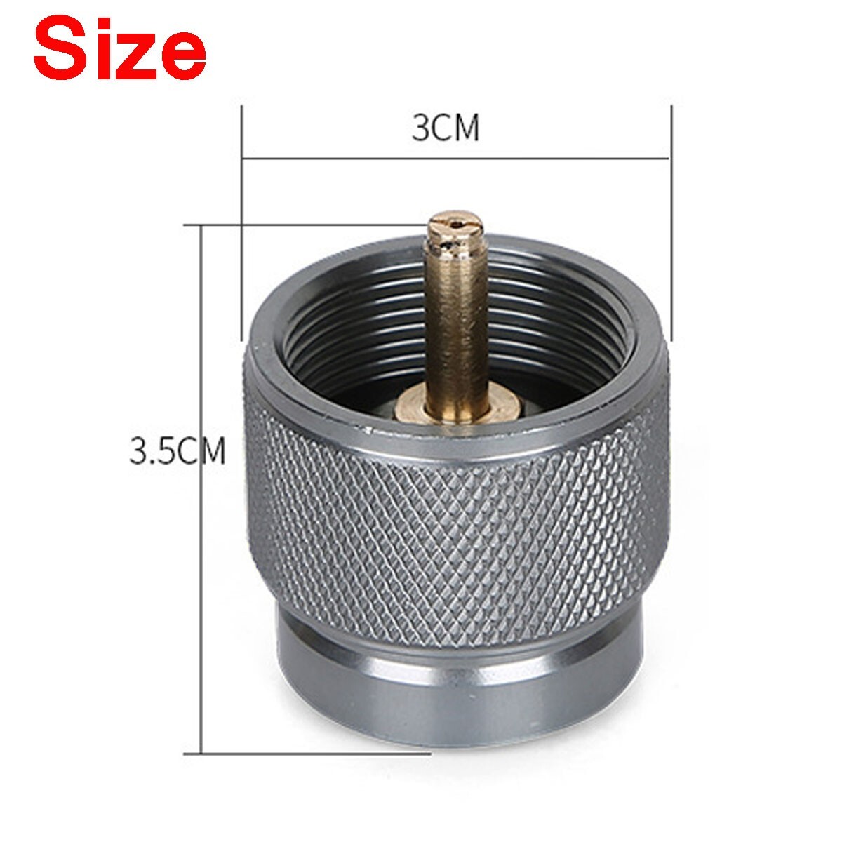 3cm Gas Refill Adapter Stove Cylinder Butane Canister/Tank/Outdoor Camping BBQ