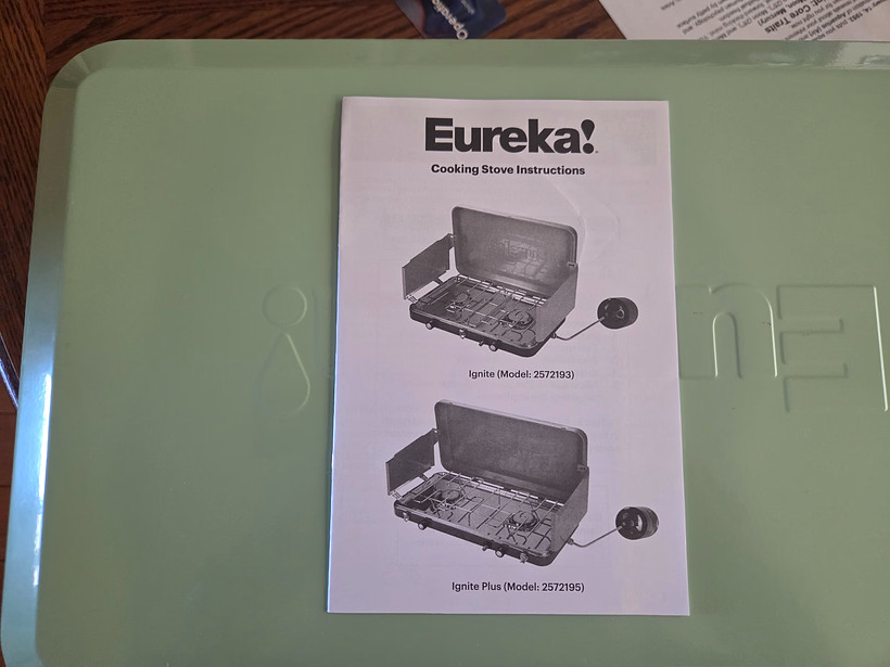 Eureka Ignite Portable 2‑Burner Propane Camping Stove, New Open Box , Never used