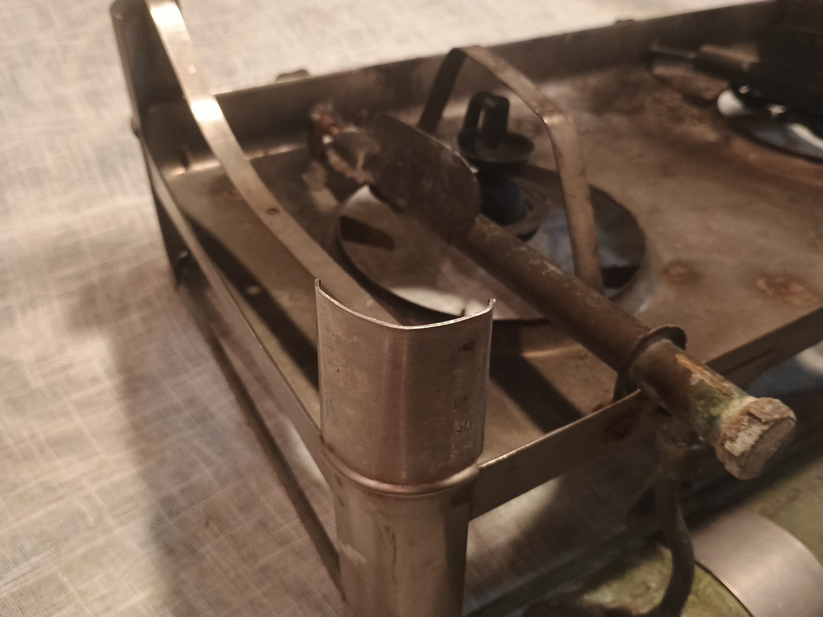 VTG Original Punker Military Double Alcohol Burner Stove Outdoors Camping Sweden