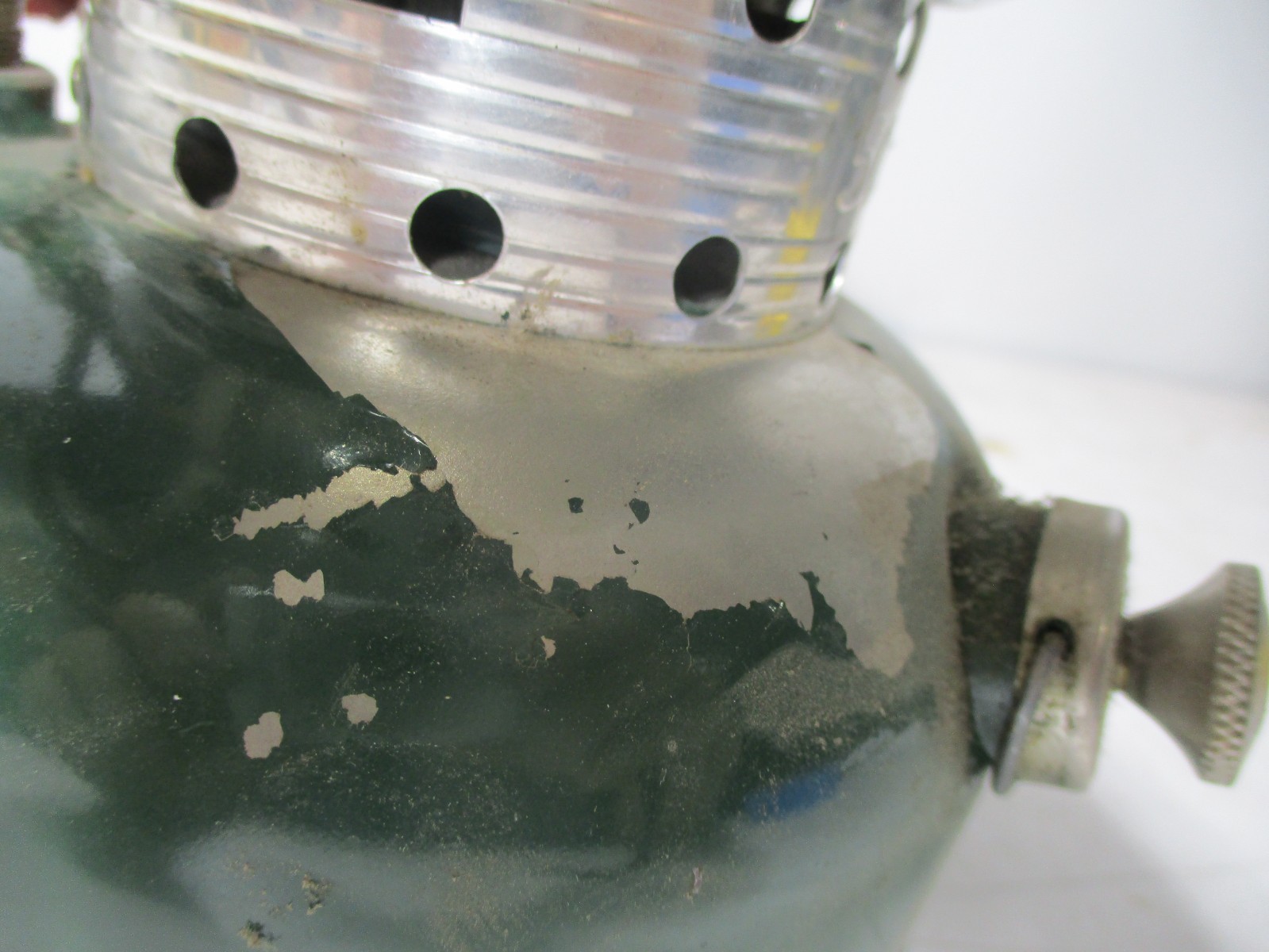 Vtg 12/1968 Coleman 502 Camp Stove Green Backpacking Made in USA Hike Cooking
