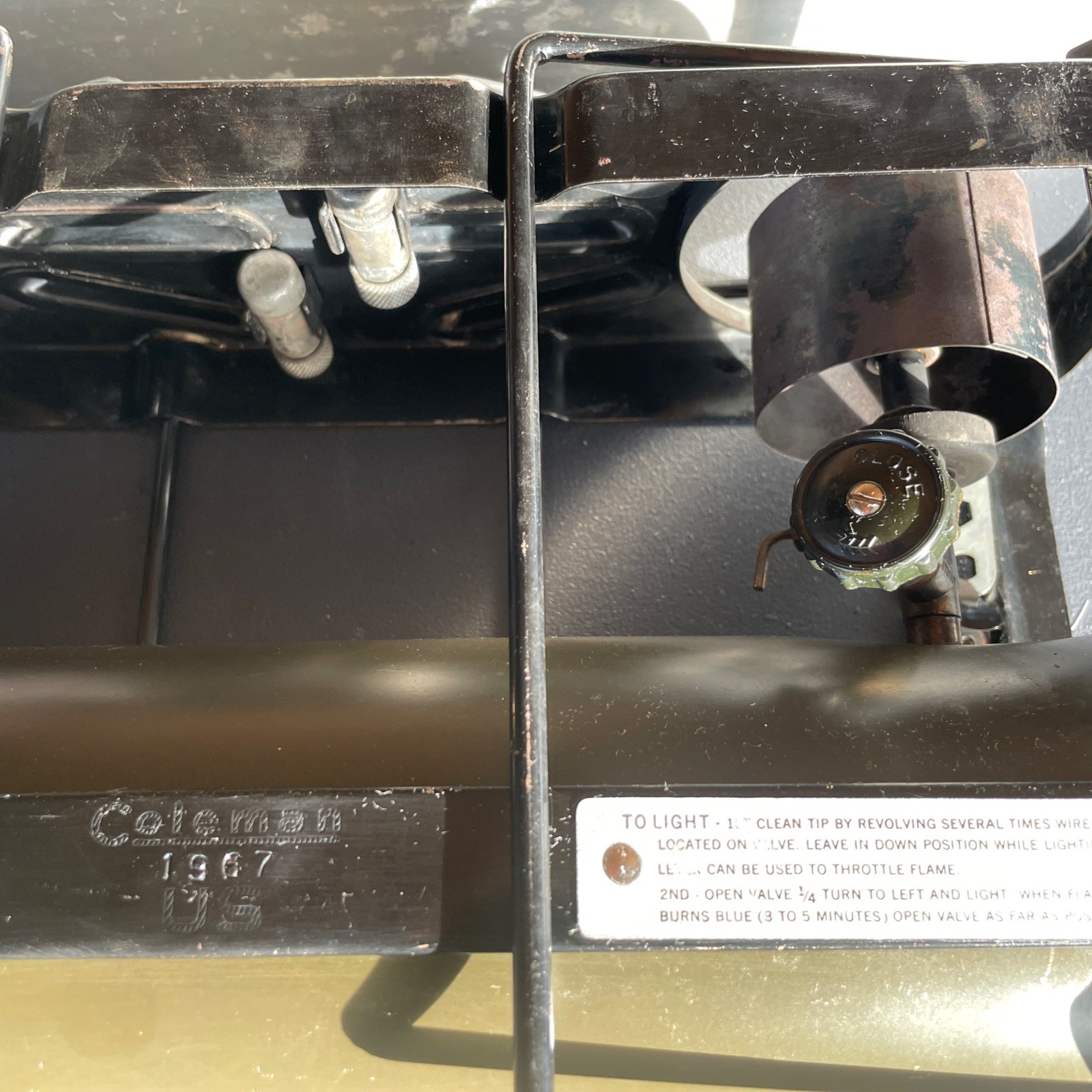 Vintage Coleman Camp Stove Model 5 2 Burner Military