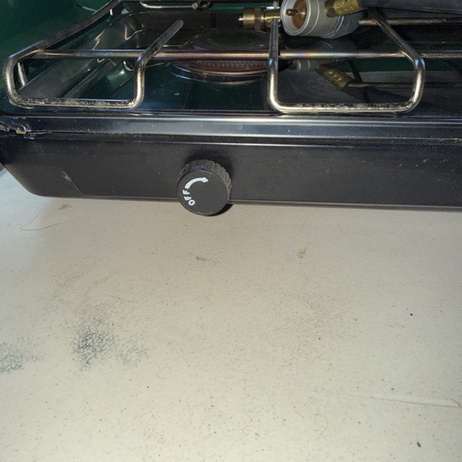 Vintage Sears Hillary FieldGear 10,000 BTU 2-Burner Propane Camping Stove EUC