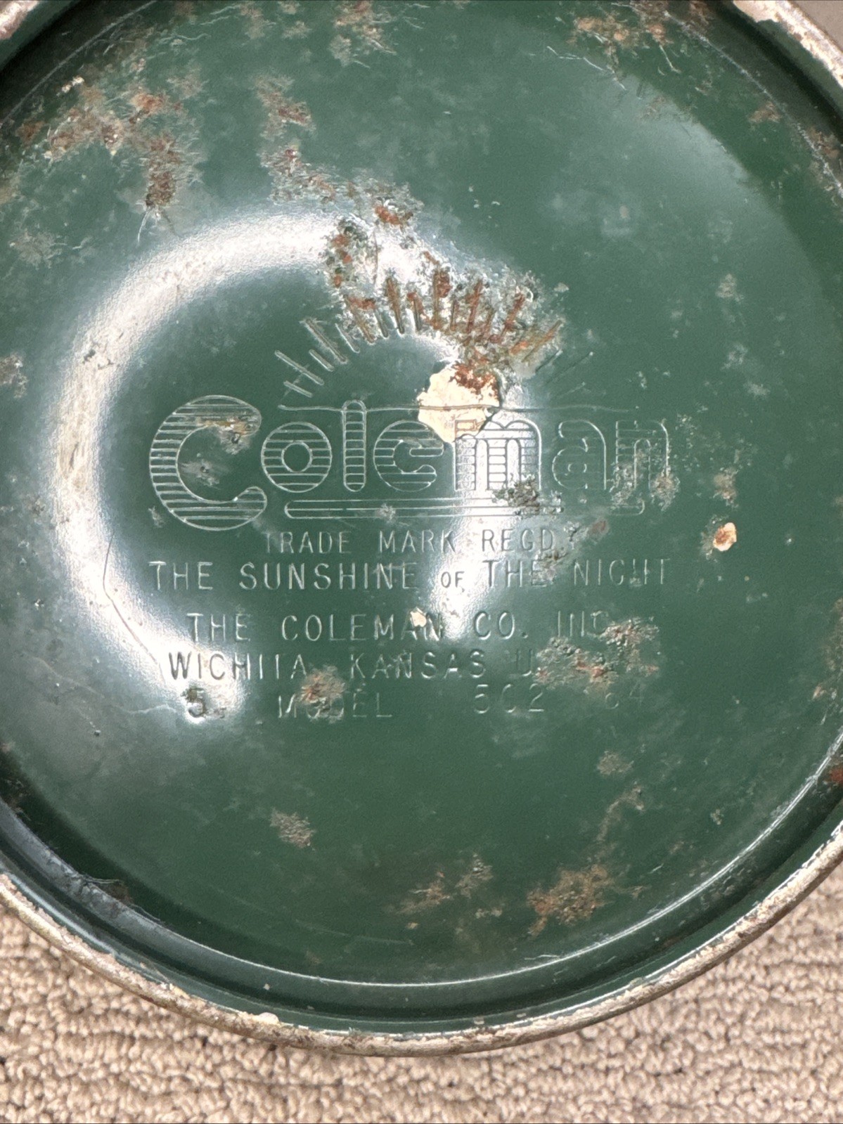 Vintage Coleman 502 Green Sportster Camp Stove May 1964 Model
