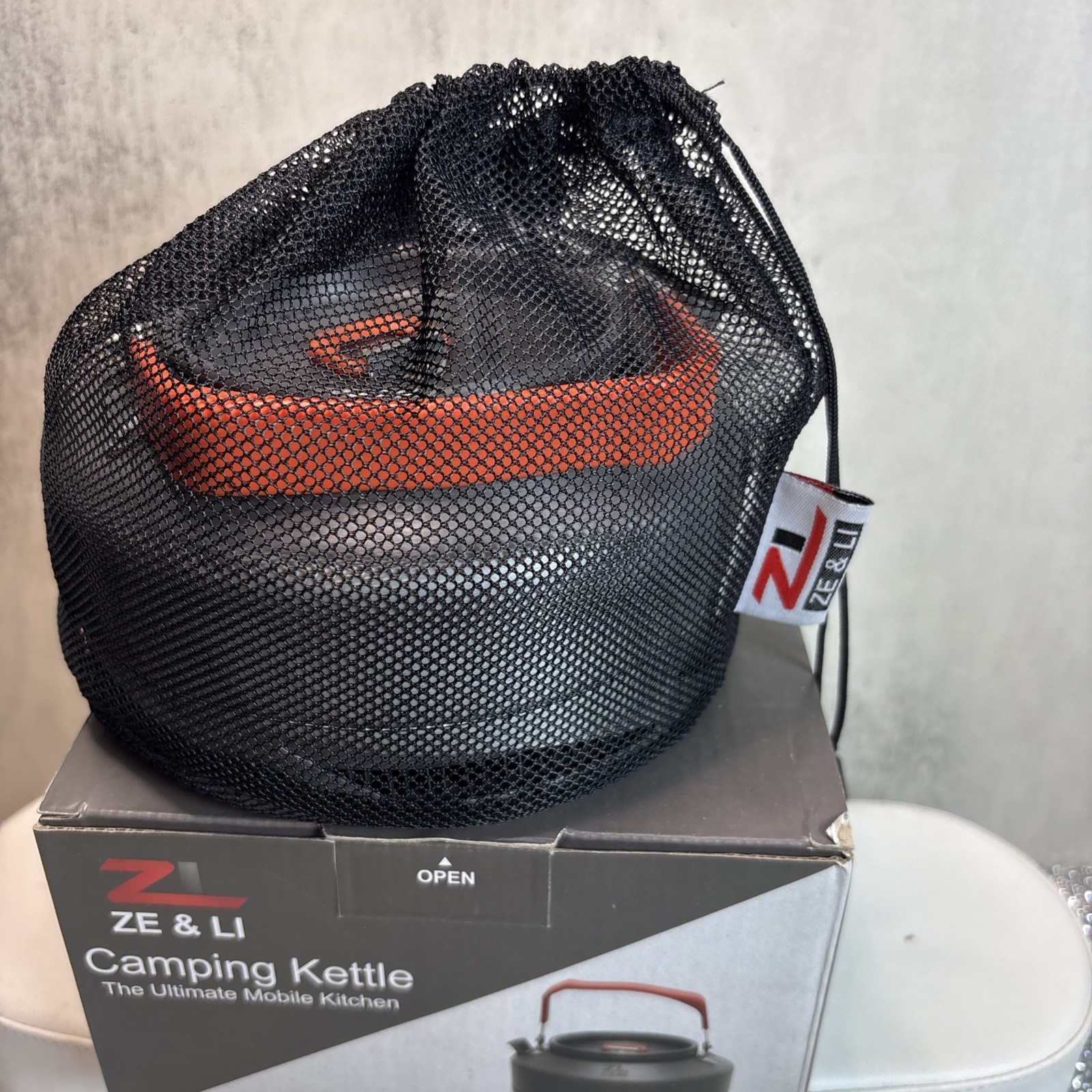 ZE & LI Camping Kettle Brand New The Ultimate Mobile Kitchen