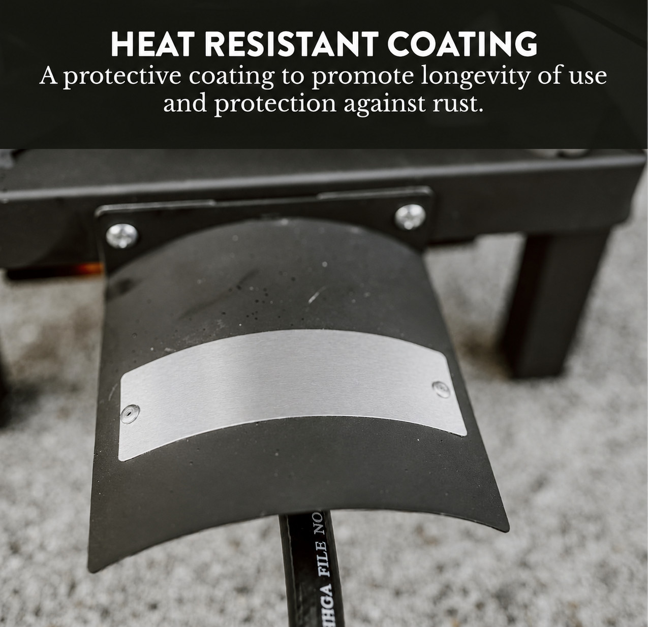 High Pressure Single Propane Burner Outdoor Cooking Cast Iron Heat Shield Camp