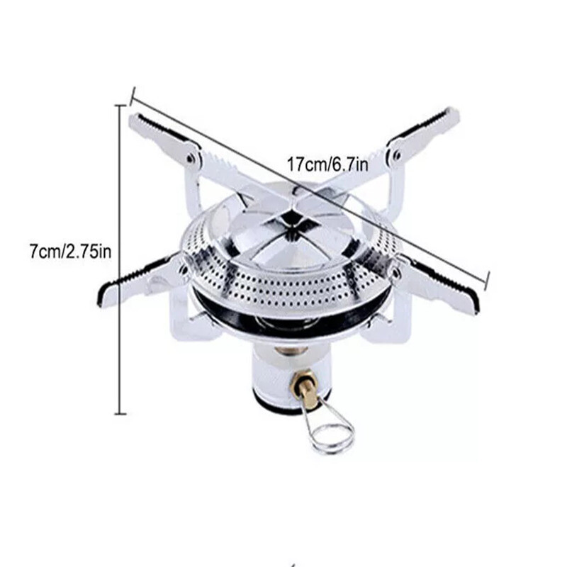 Portable Propane Gas Stove for Camping Hiking Burner Picnic Cookware Outdoor Kit
