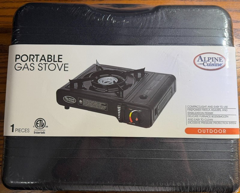 Portable Butane Gas Stove NEW | Compact Camping Burner Auto Ignition & Case