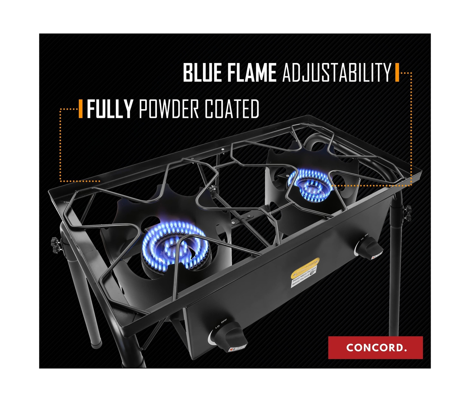 Concord Double Propane Burner, Outdoor 2 Burner Camping Stove for Cooking/Hom…