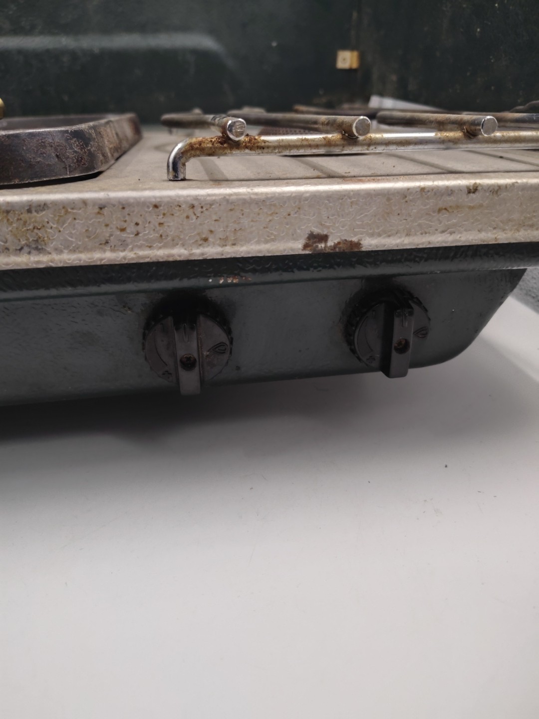 Coleman Model 9921 Propane Camping Grill / Stove combo – TESTED & WORKING
