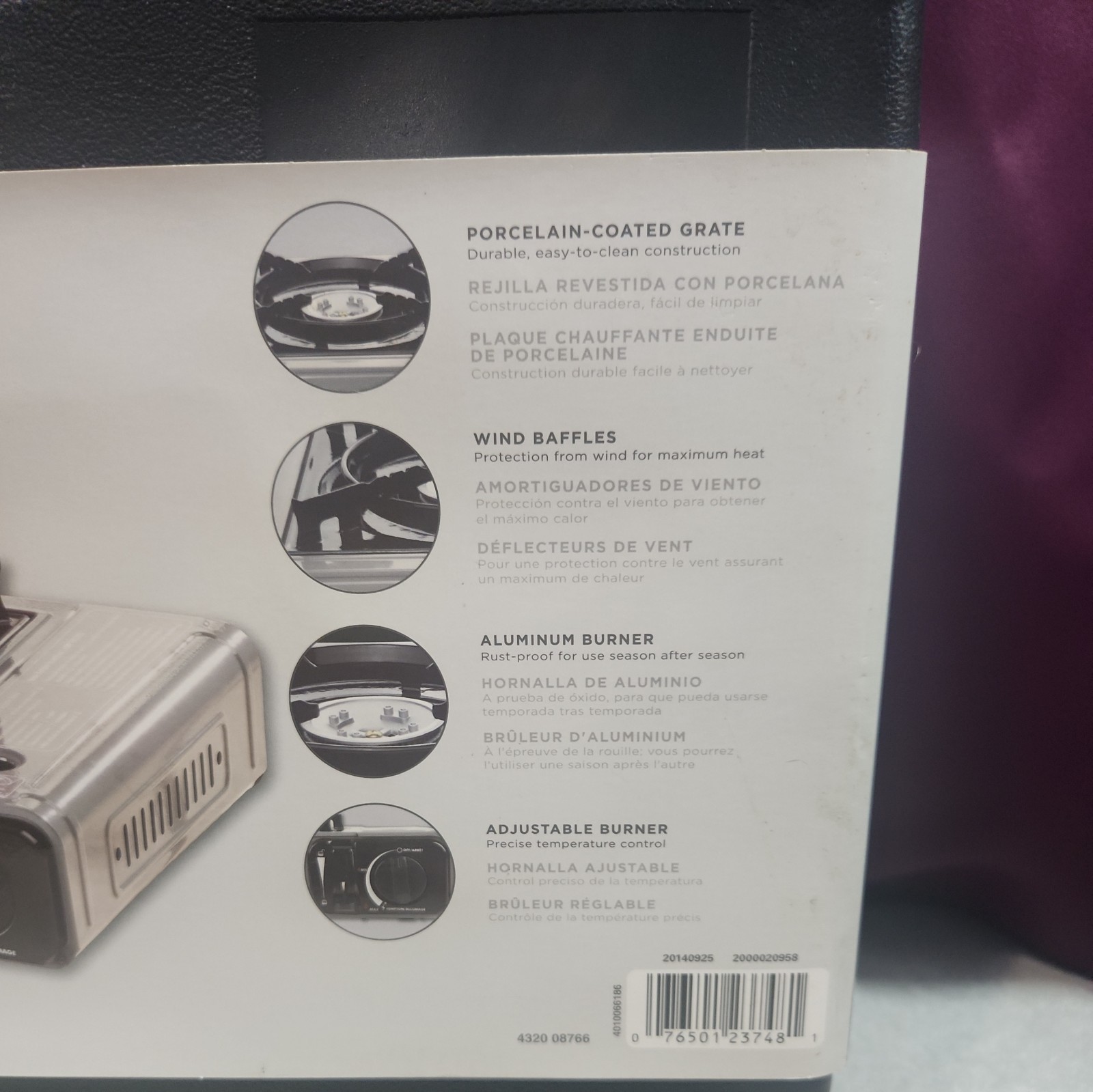 Coleman 1 Burner Cooking Tabletop Portable Butane Gas Camping Stove NEW