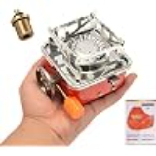 Camping Stove, Backpacking Stove, Foldable, Portable, Lightweight, Piezo Ignitio