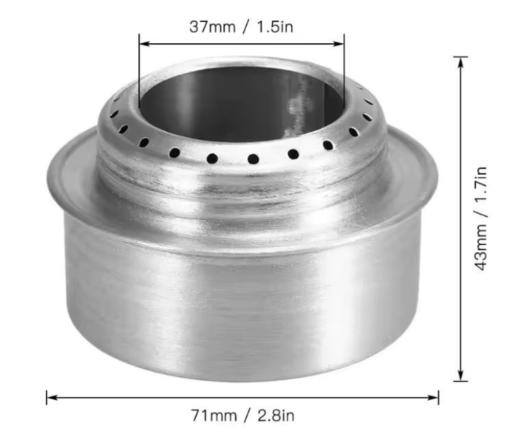 Alcohol Stove Portable Burner Camping Cooking