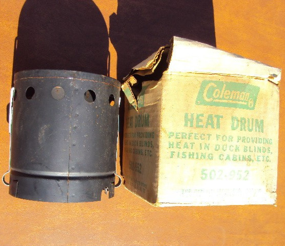 Vintage Coleman 502-952 Heat Drum 1966 in Original Box