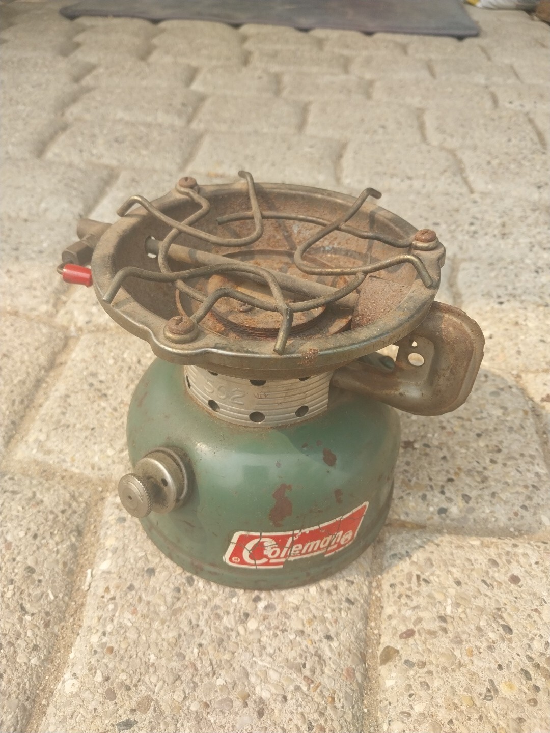 Vintage Coleman 502 One Burner Stove 12/70 Camp Cooking