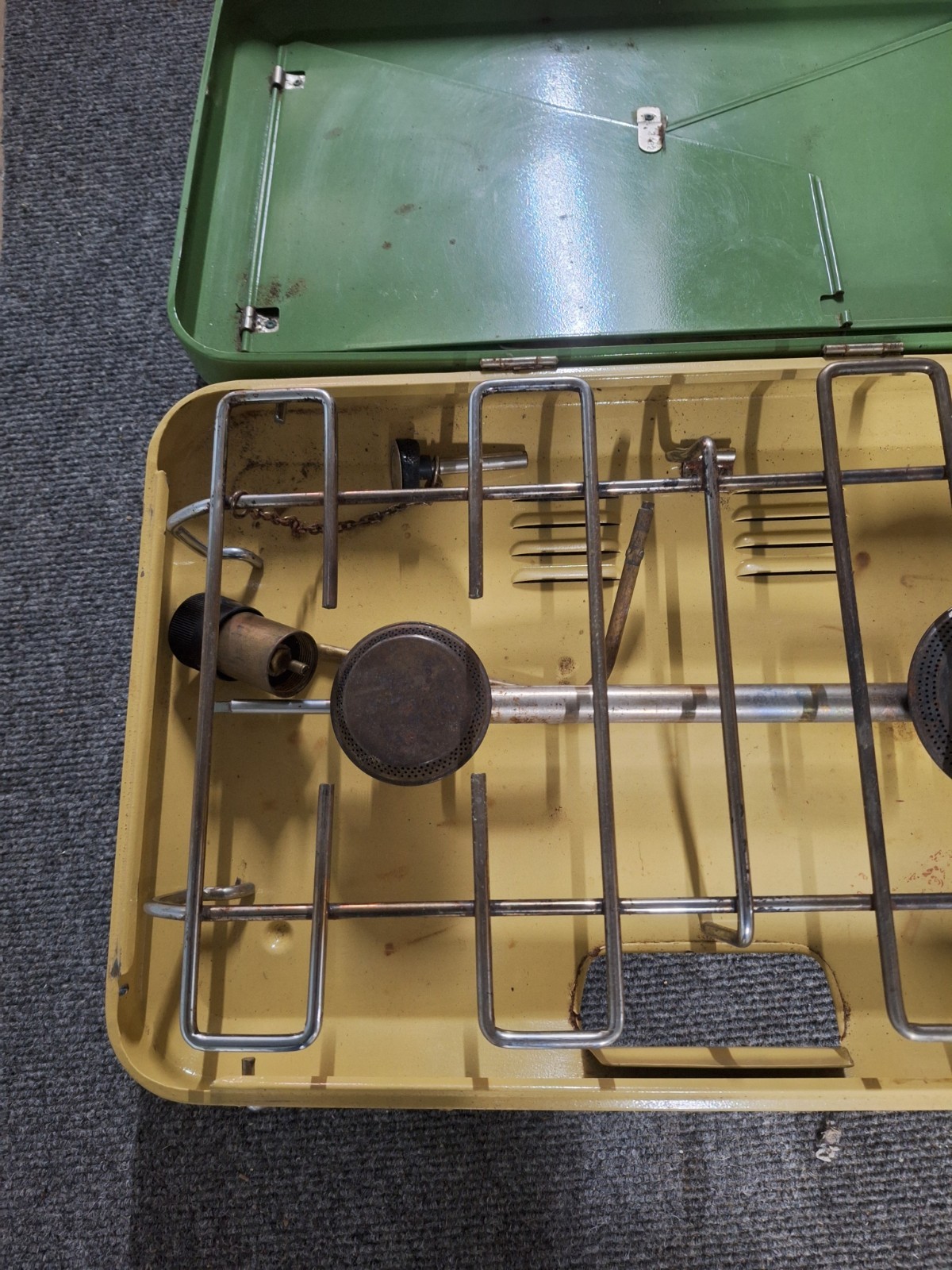 RARE Vintage Dorcy Ranger 2 Propane Stove Model 1085 Vintage 2 Burner Grill