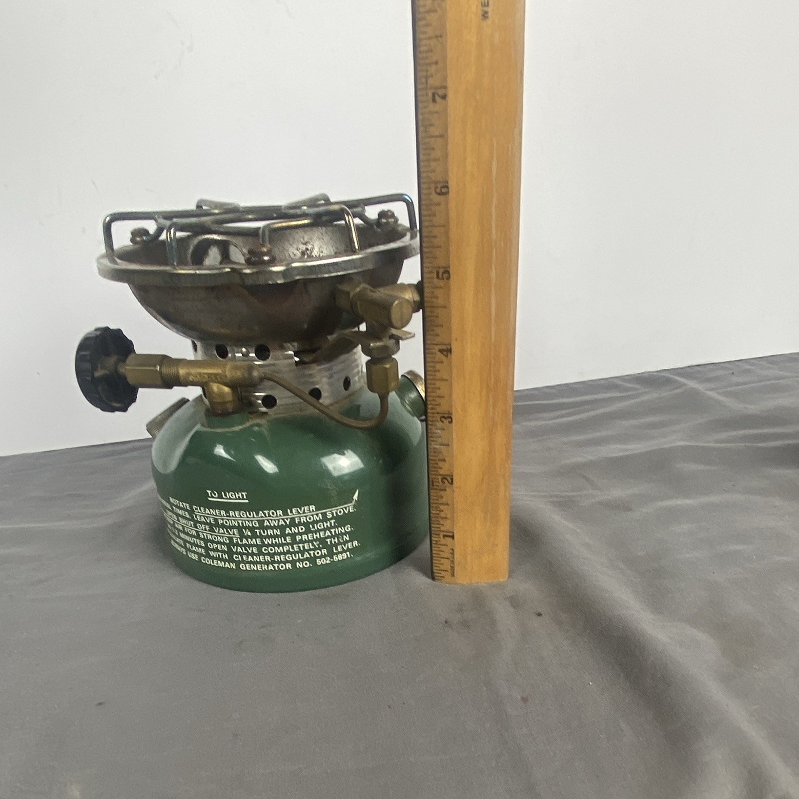 Coleman 501 Gas Pocket Stove, 1 Burner Portable, Green