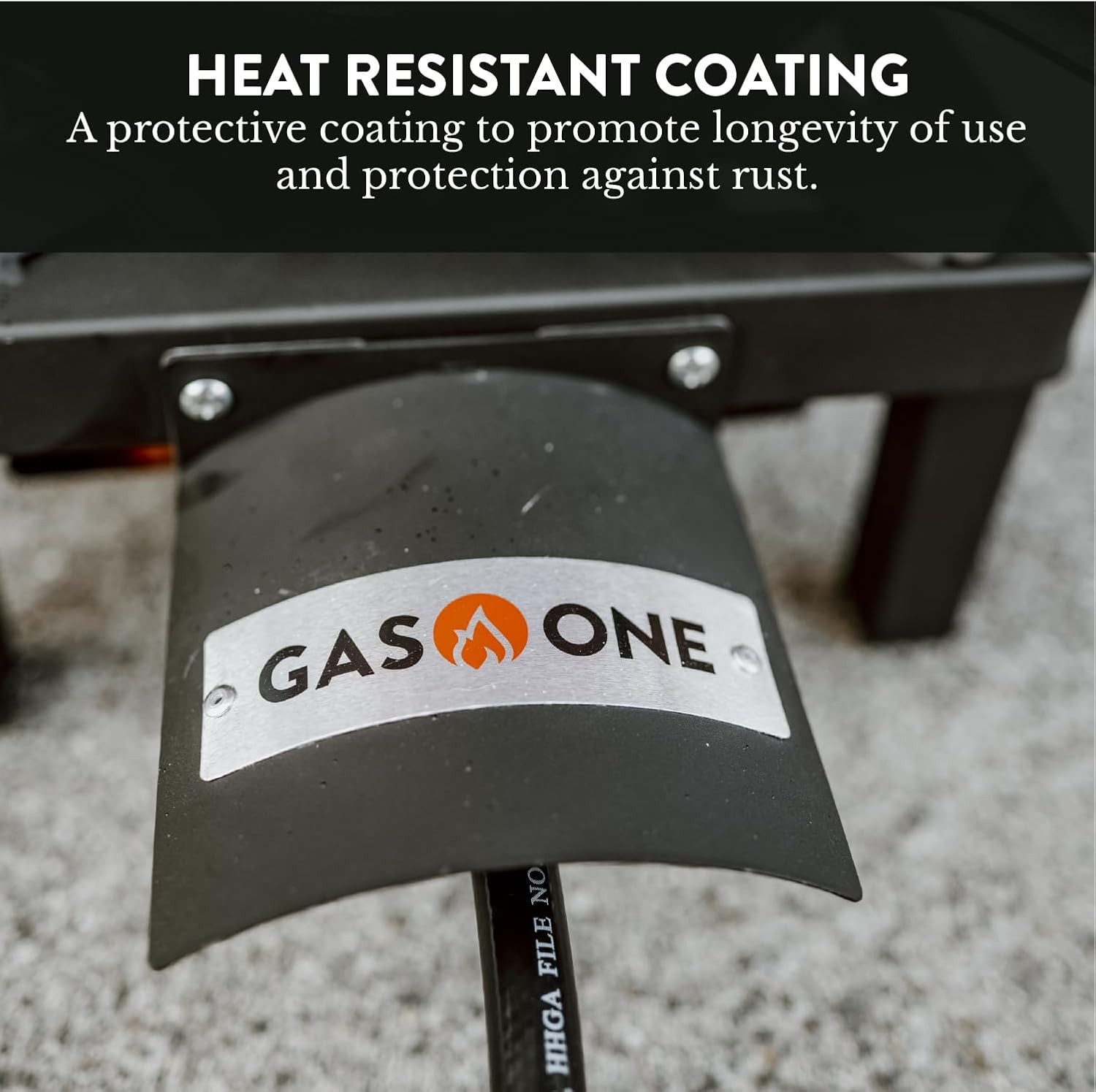 Gasone High Pressure Single Propane Burner – Outdoor Cooking with Heat Shield an