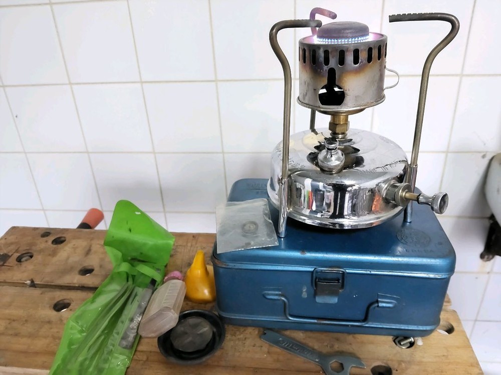 Vintage Windmill Kerosene KOREA STOVE Chrome Ver.