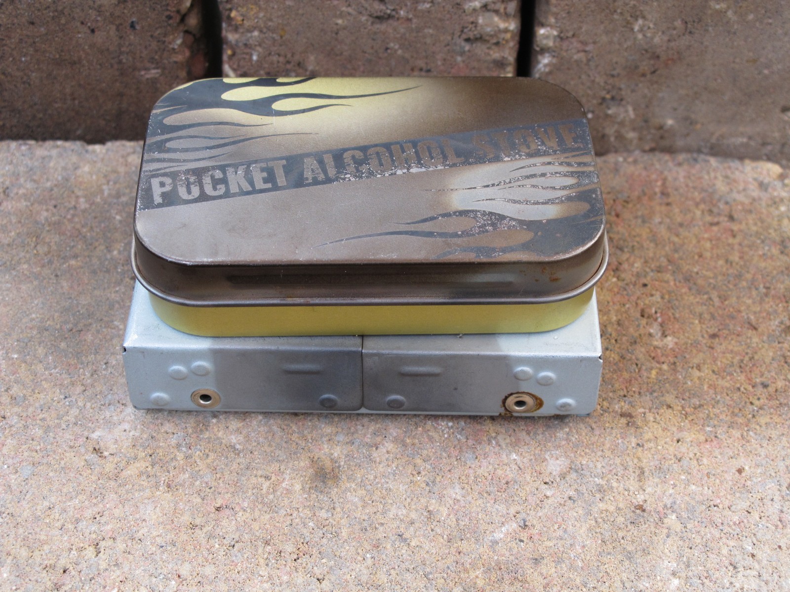 Multifuel set Esbit Folding + Pocket Alcohol Stove – both used, great pairing