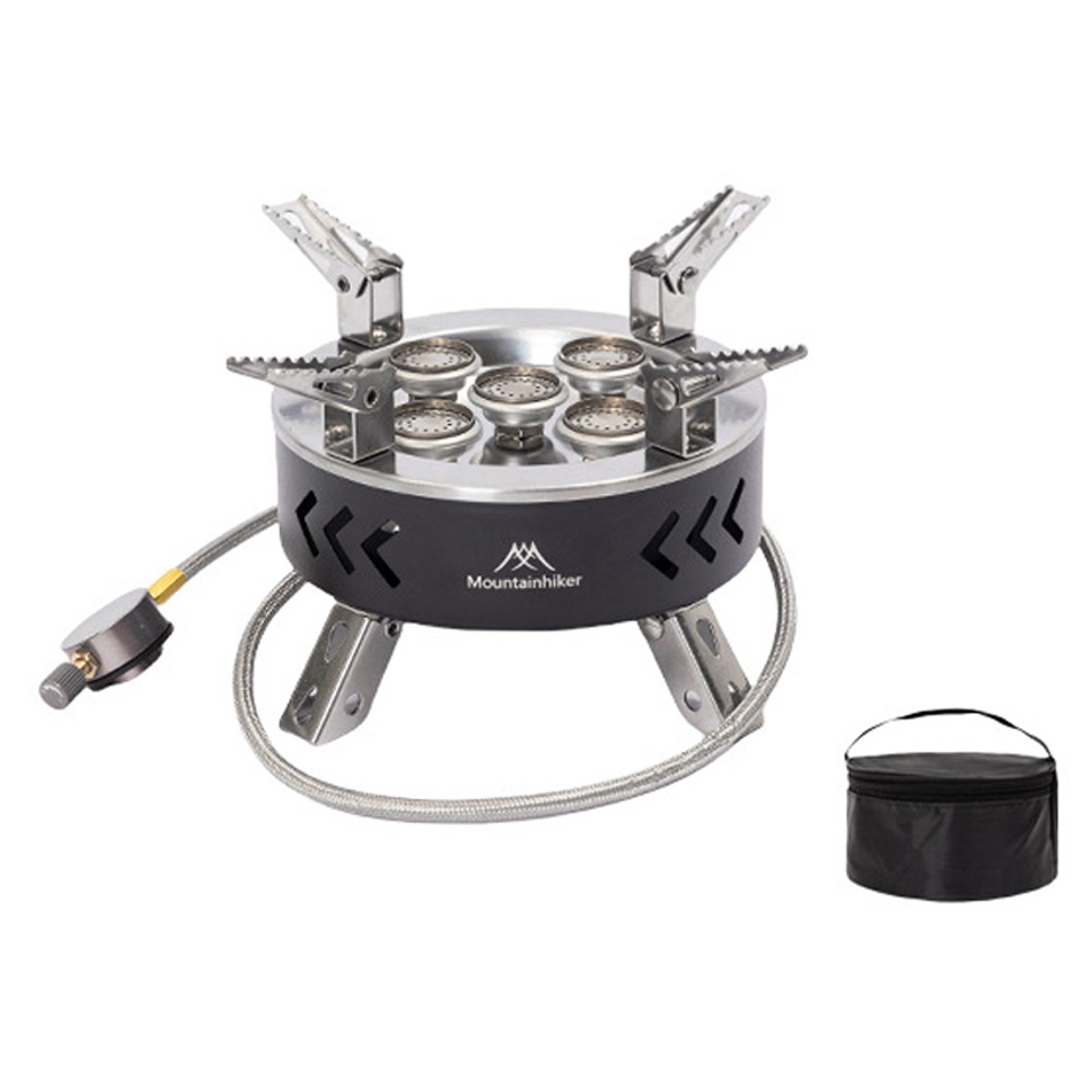 High Power Furnace Outdoor Camping Metal Stoves Portable Picnic Barbecue Fu JZGO