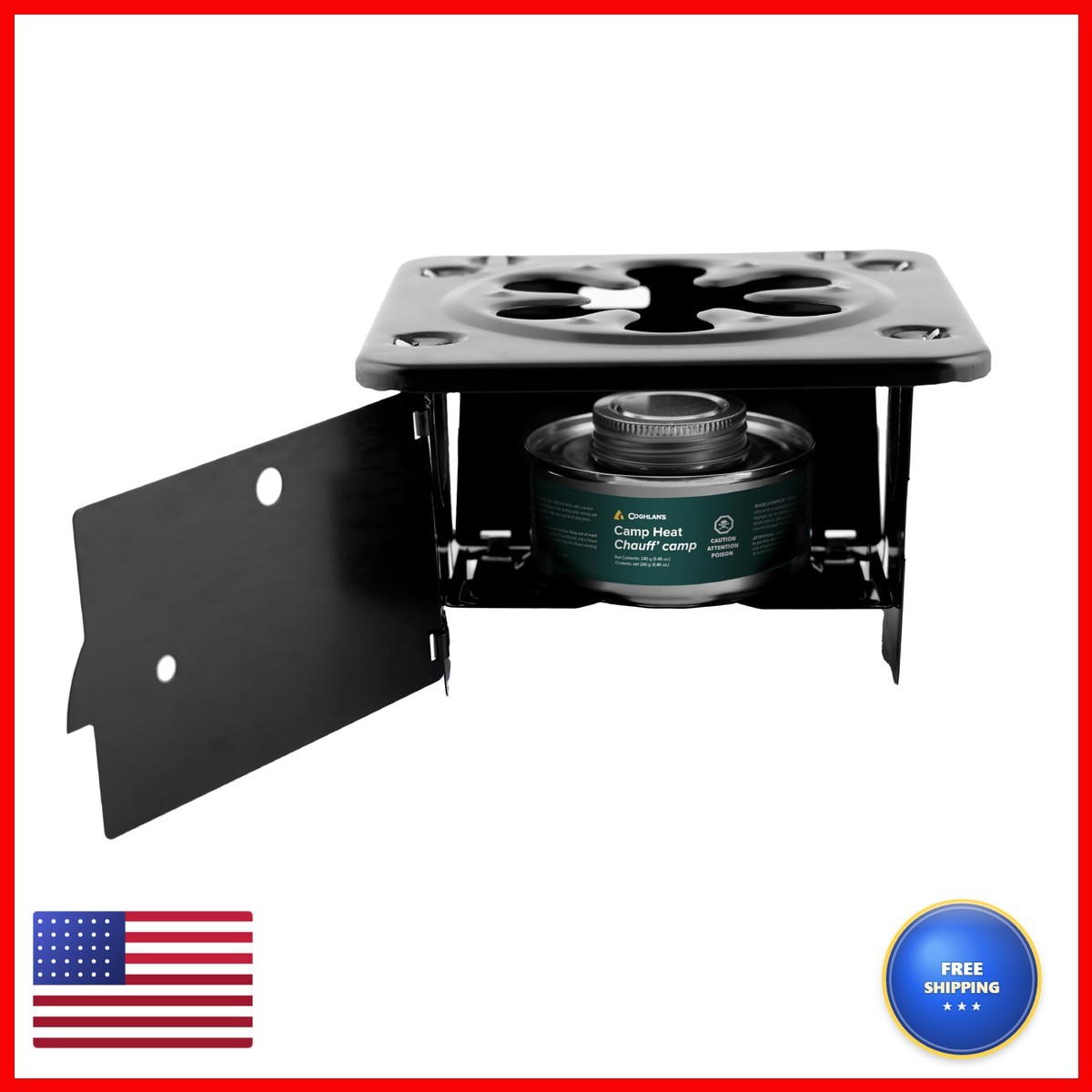 Coghlan’S Coghlans Portable Folding Camp Stove Compact Lightweight Steel
