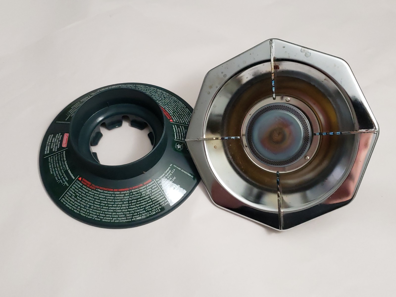 Coleman Perfectheat Bottle Top Propane Camping Stove Single Burner