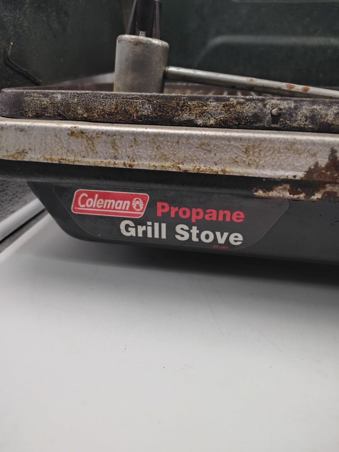 Coleman Model 9921 Propane Camping Grill / Stove combo – TESTED & WORKING