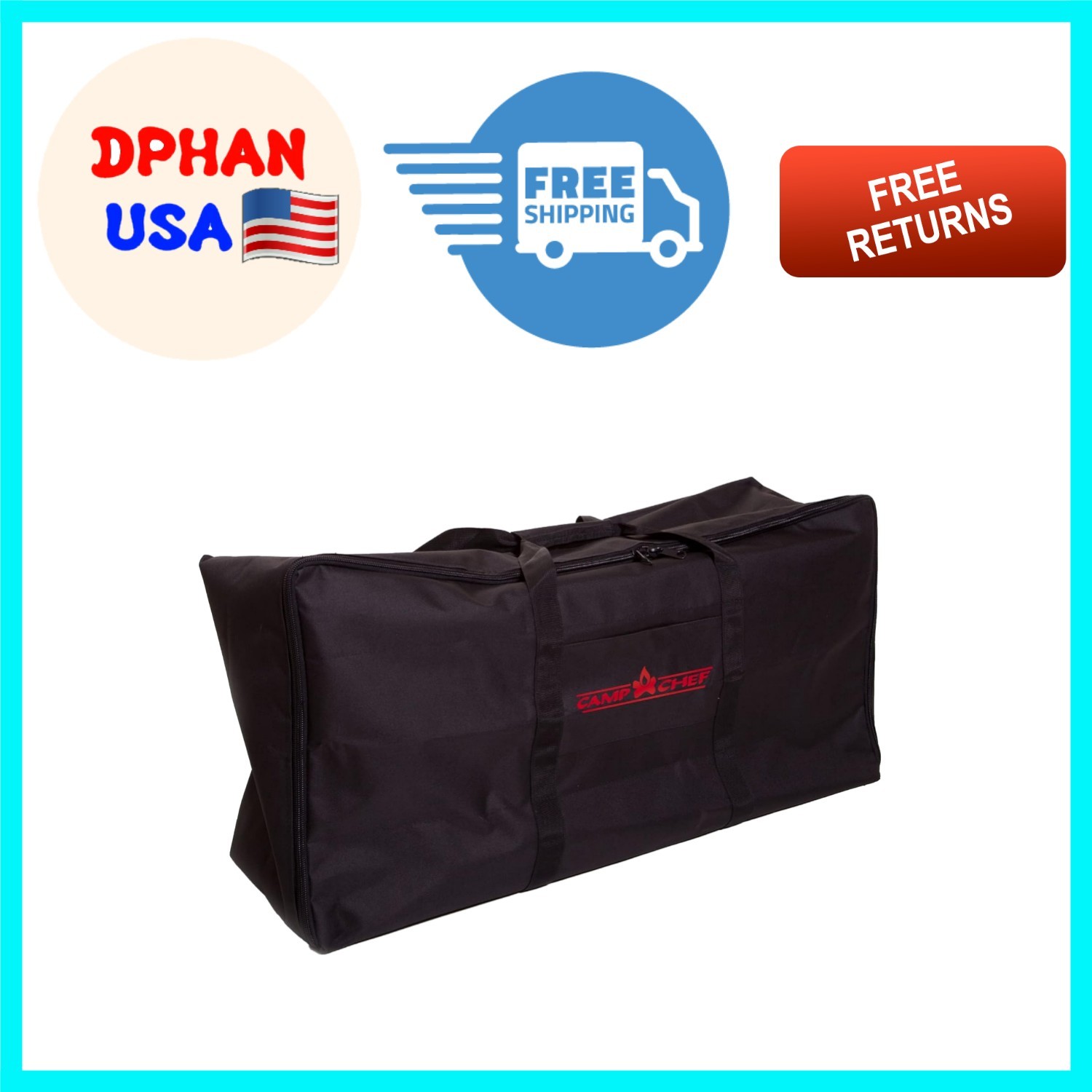 Spacious 60L Carry Bag for Two-Burner Stoves – Lightweight & Easy to Transport