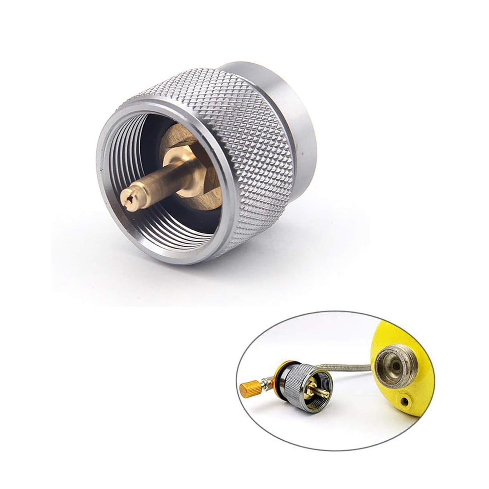 Propane to Butane Adapter Propane Tank Gas Adapter Converter Input EN417 Valve