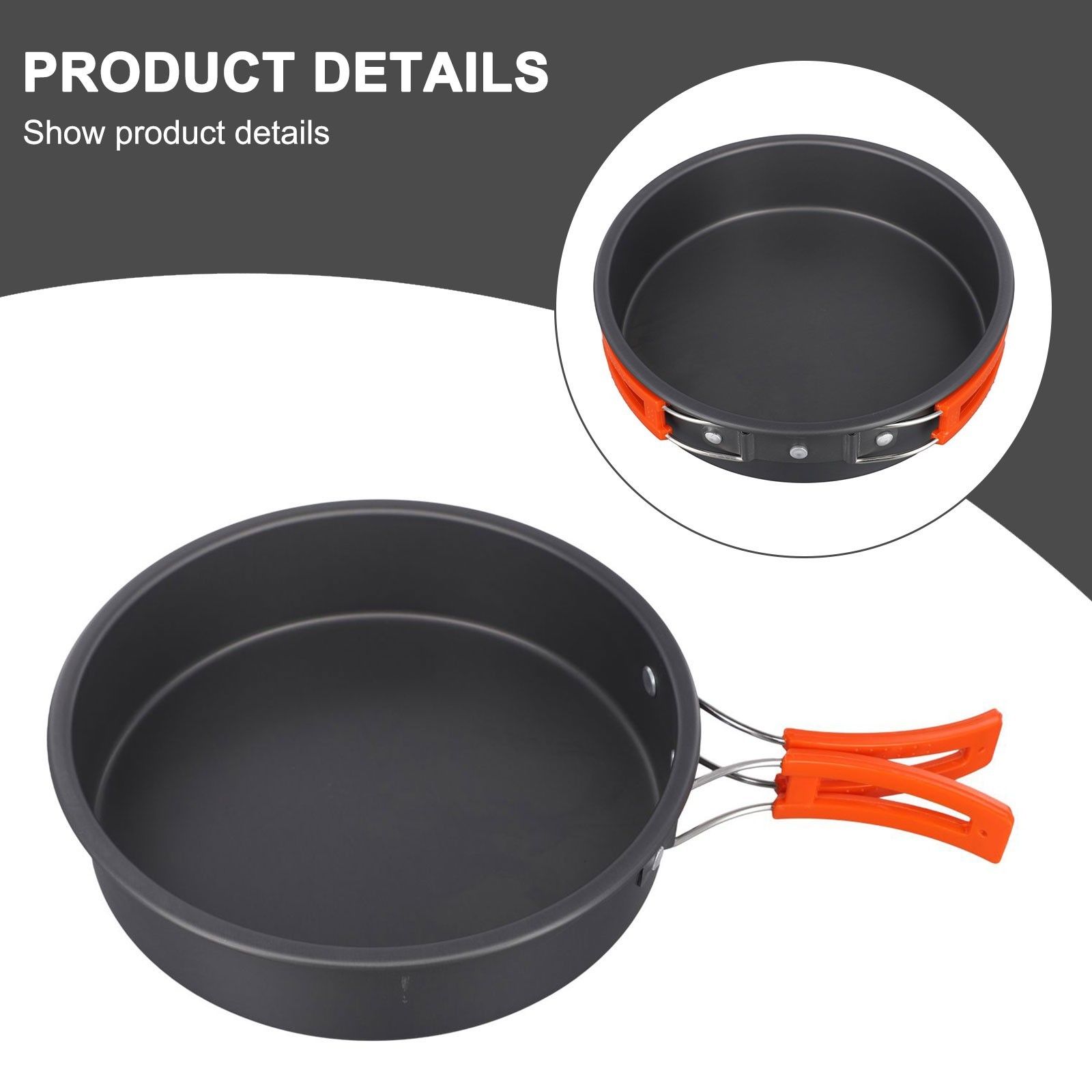 Efficient Heat Conduction Nonstick Frying Pan for Convenient Camping Cuisine