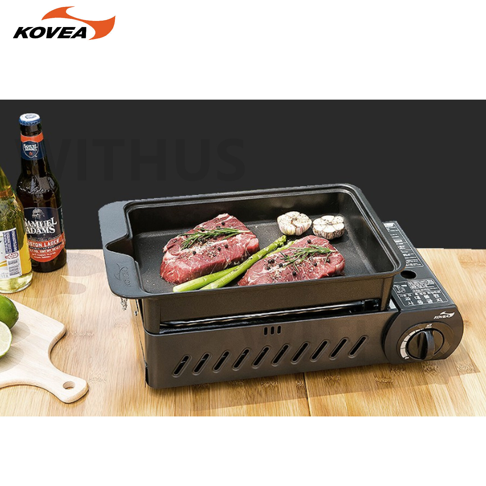 KOVEA Guibada 3 WAY All-in-one ALL BLACK Multi Stove M Grill & Carry Bag