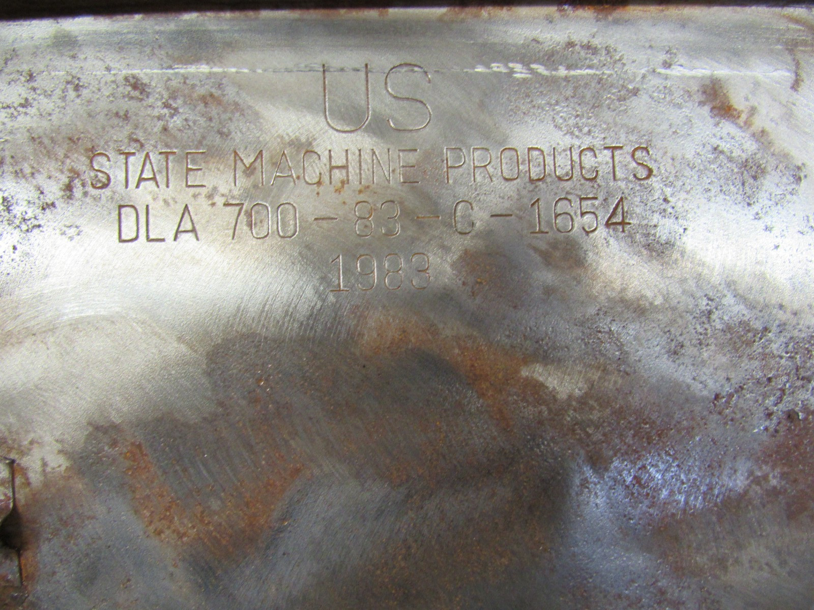 US M1950 Yukon Tent Stove Complete State Machine Products 1983 Dated RUSTY