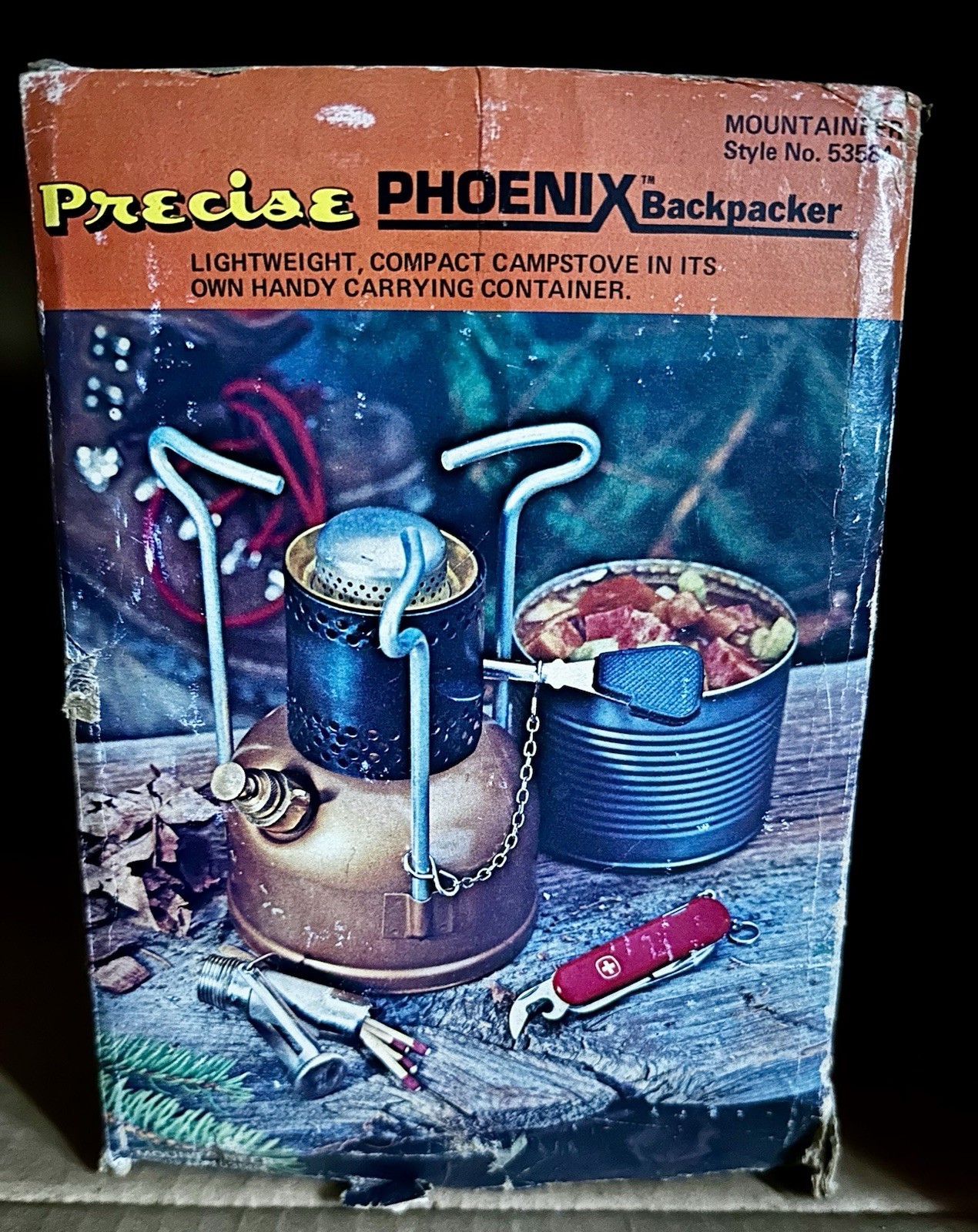 Precise Phoenix Backpacker 1-Burner Gas Camp Stove Portable w/ Case & Tools