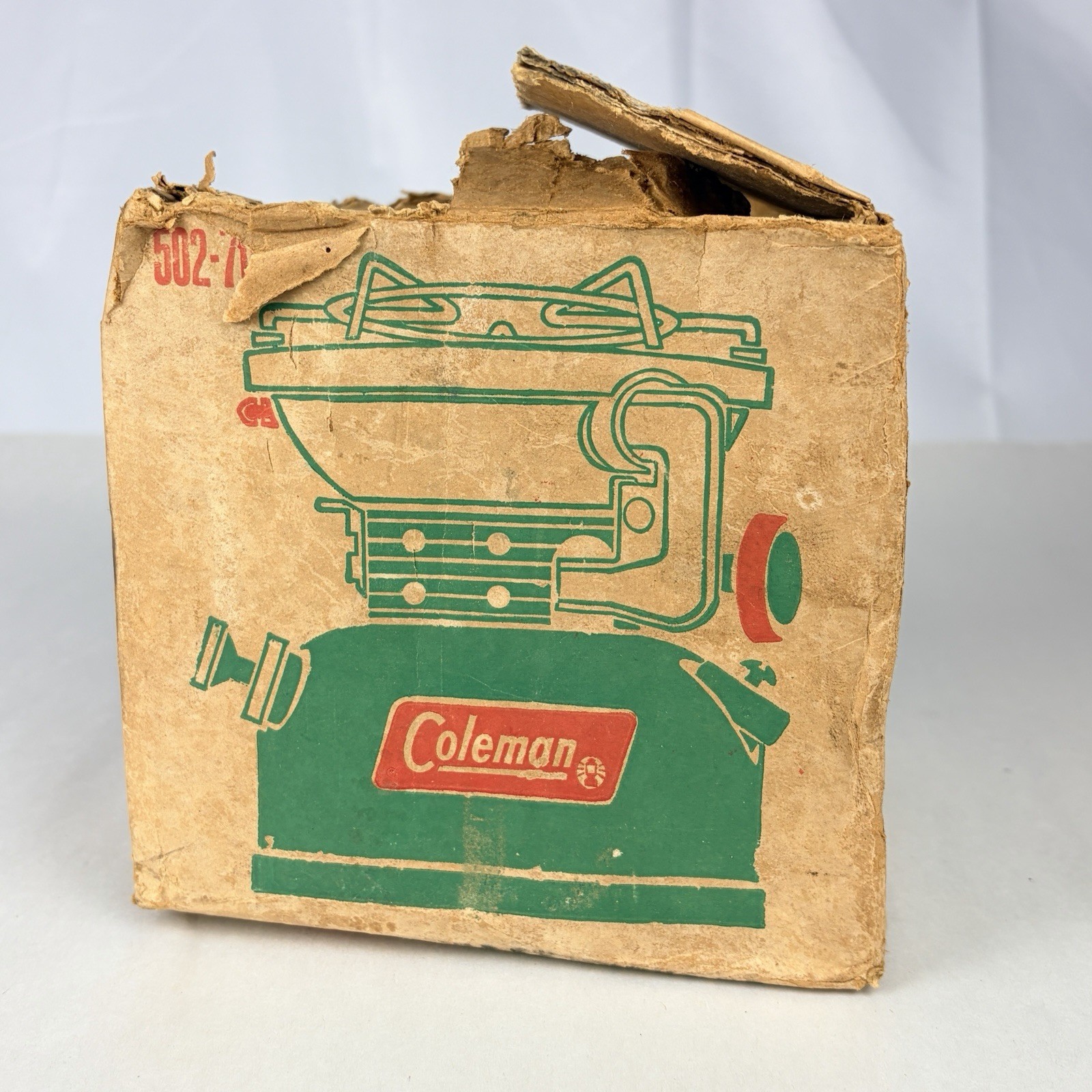 Coleman Sportster Stove 502-700 1 Burner Gas Camping Stove Green w/ Box 1974