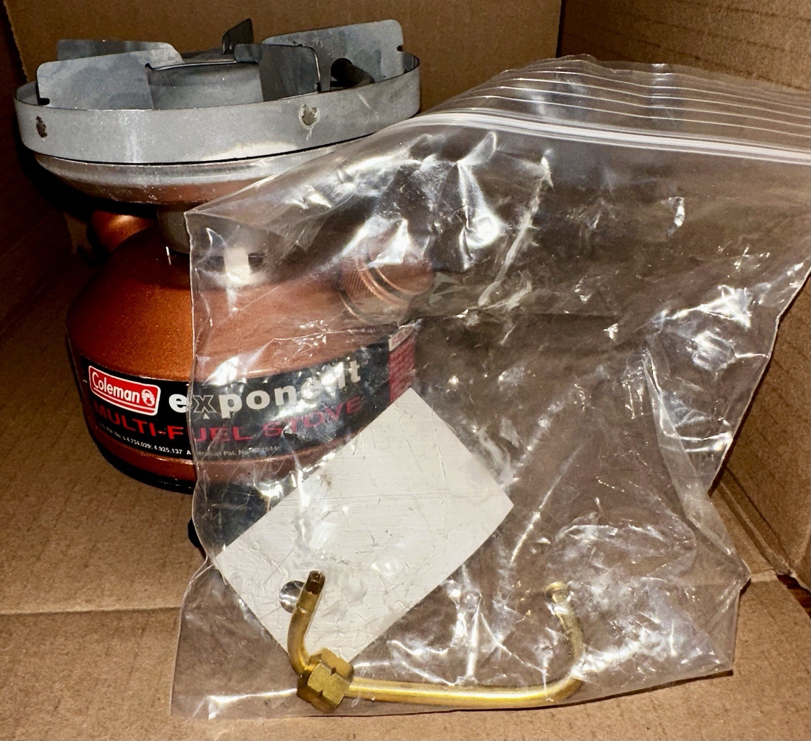 Coleman Exponent 550B 1-Burner Multi-Fuel Camping Stove w/ Case Manual