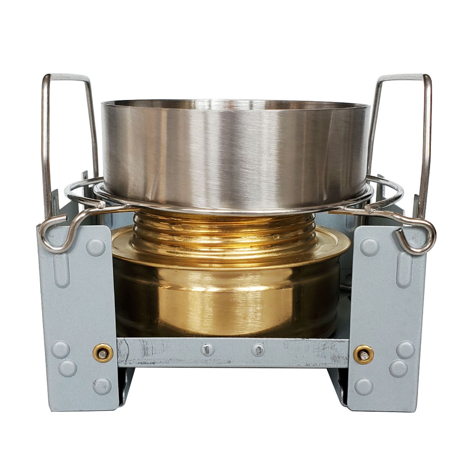 Camping Alcohol Pocket Stove Foldable Extension Bracket Wind Rings Set