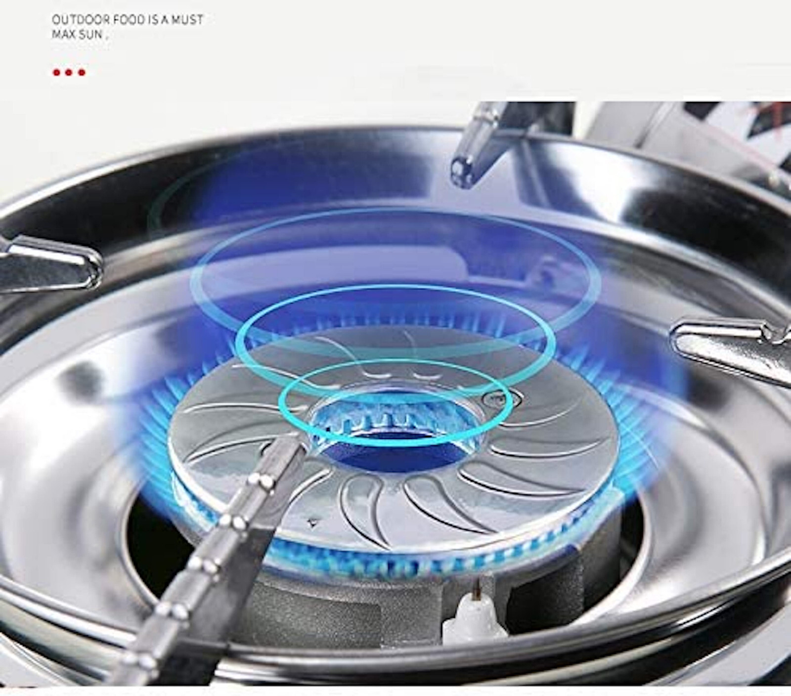 Maxsun Portable Mini Gas Stove MS8000, 7,172 BTU, Camp Stove, Compact Design
