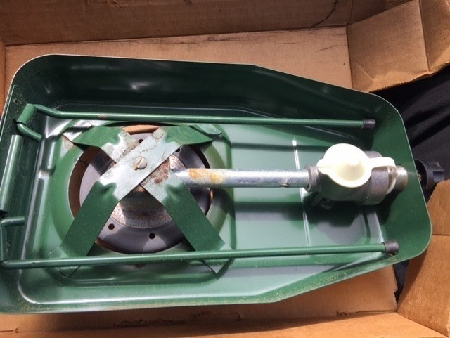Vintage Coleman 5418 Single Burner Propane Camp Stove 5418a700 Vintage W/ Box