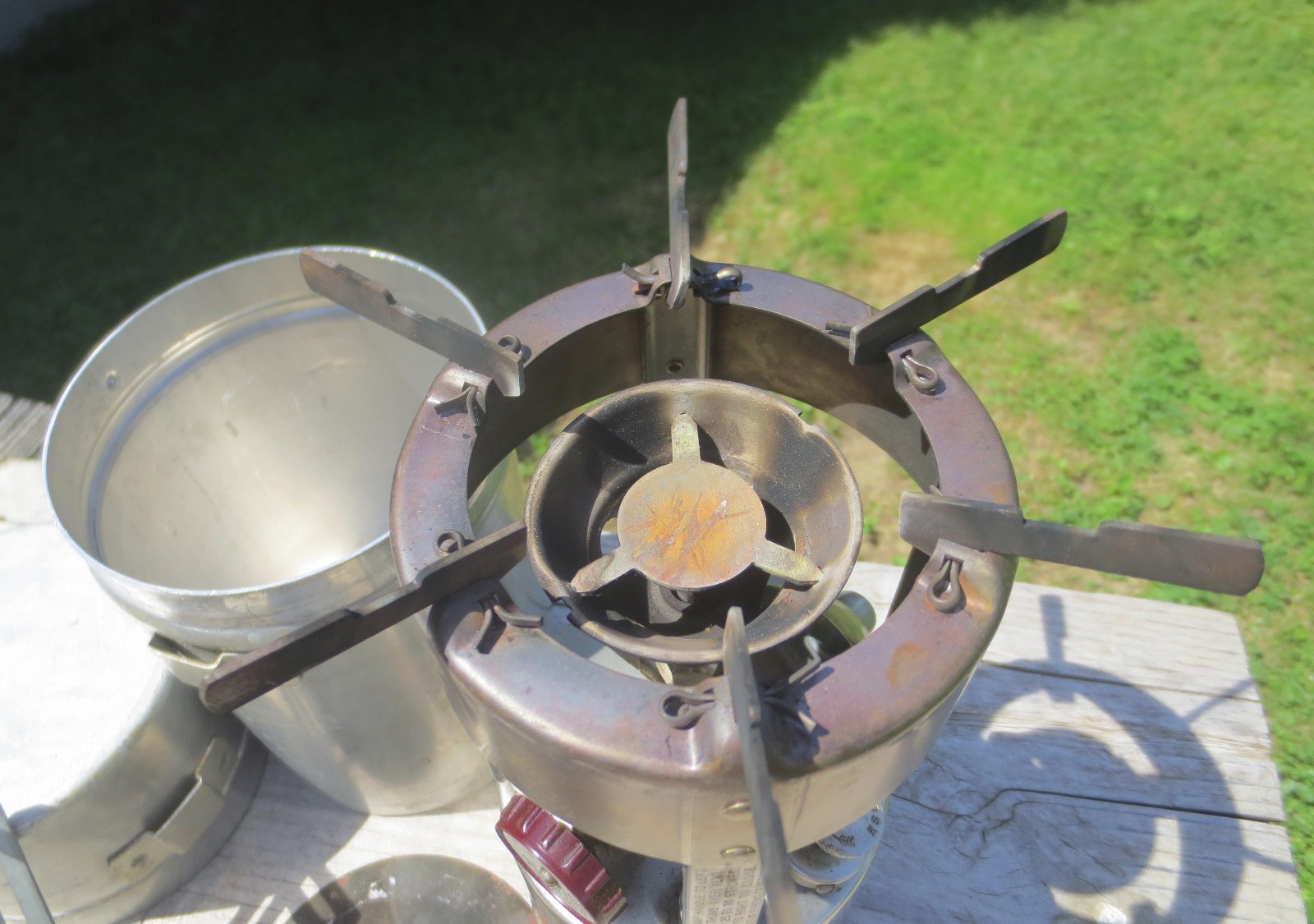 1946 Vintage Coleman 530 GI Pocket Camping Stove B46 Military Style Made In USA