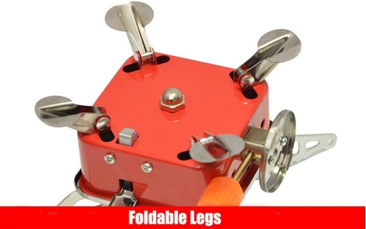 Portable Camping Stove – Foldable Butane Gas Burner with Carry Bag