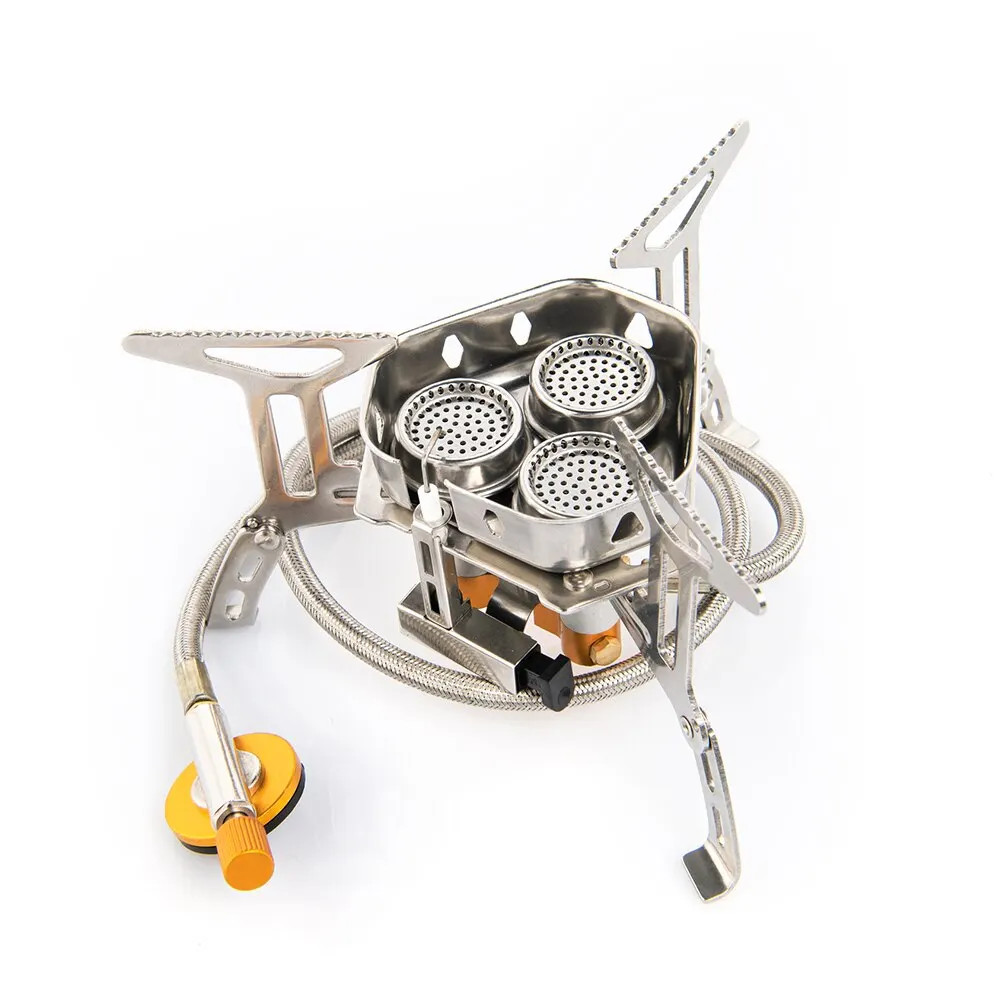 Camping Tourist Burner 6800W Gas Stove Cookware Portable Furnace Picnic Barbecue