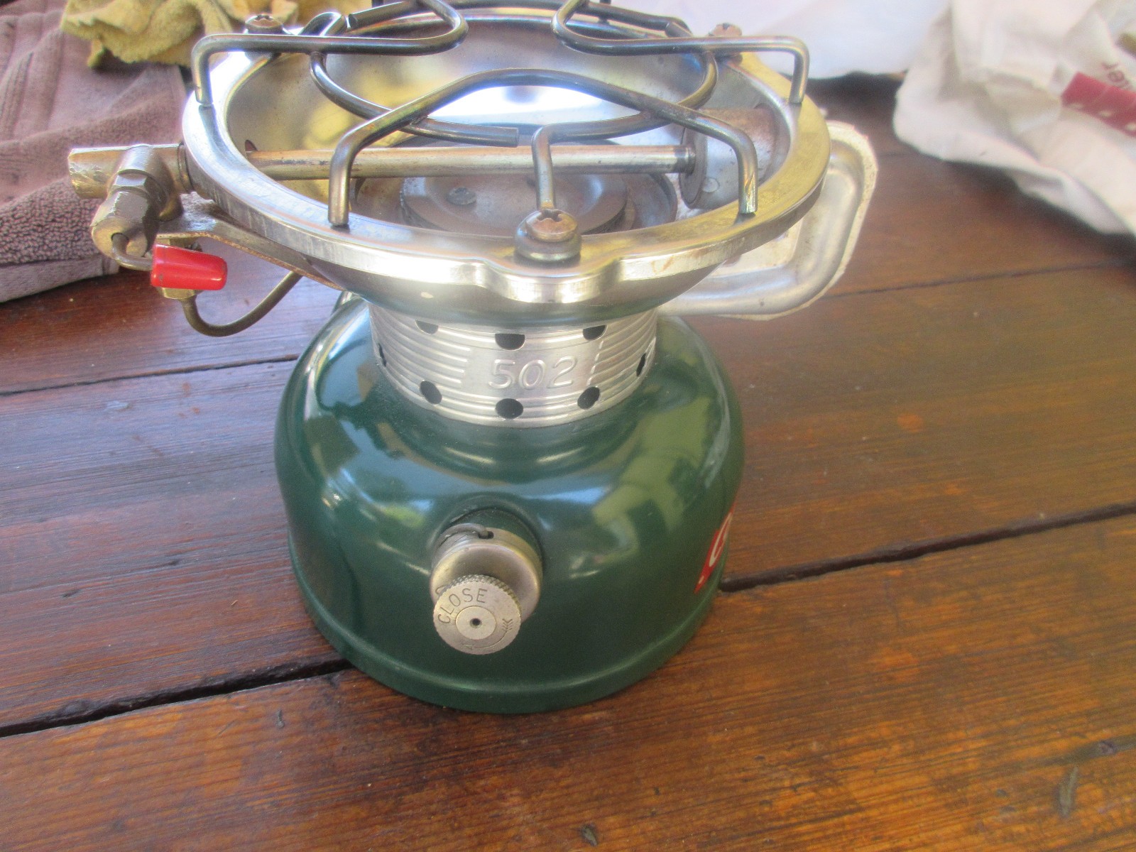 COLEMAN -502 STOVE-6-63 – HEAT DRUM 502-952 – COOK KIT – 501-960