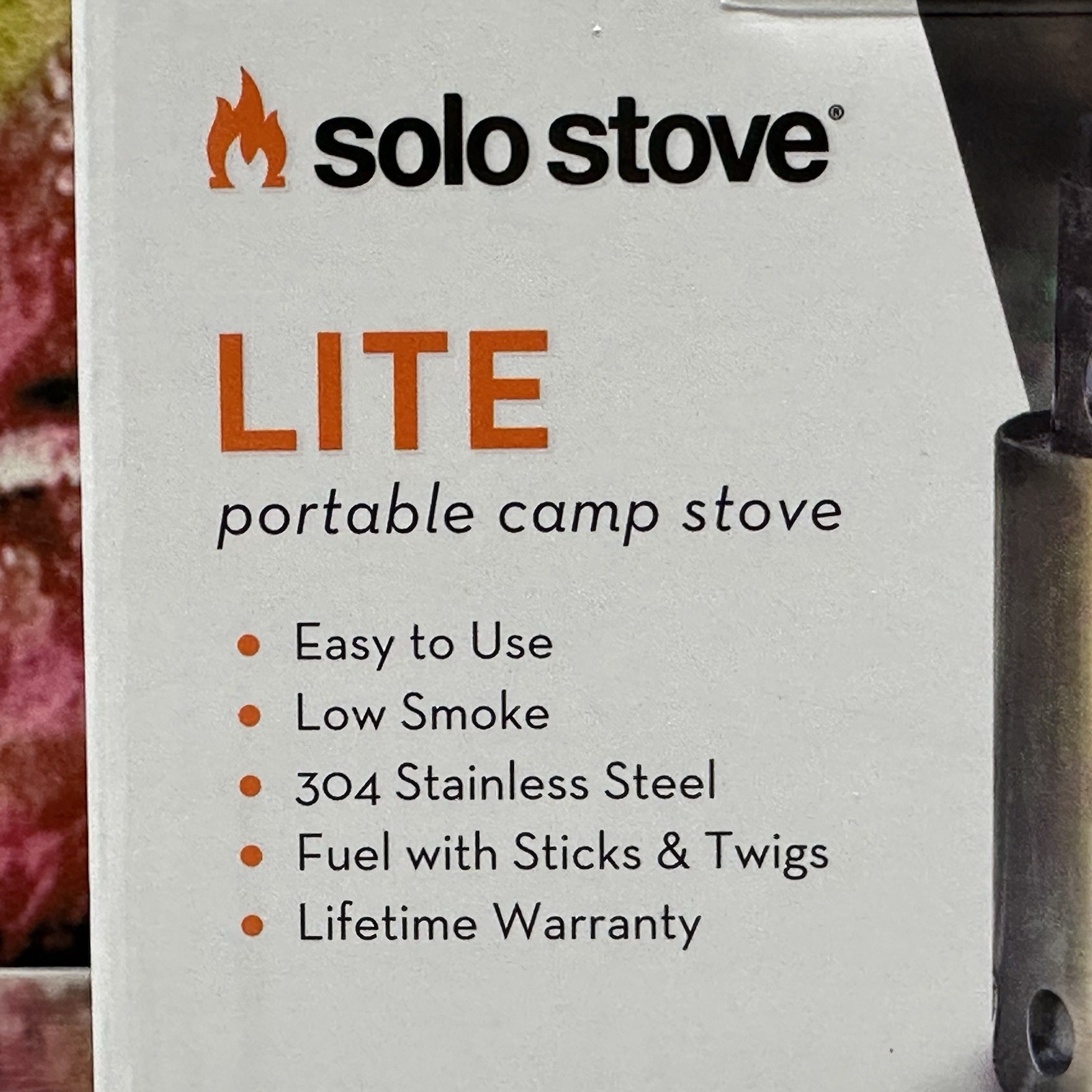Solo Stove Lite Portable Camp Stove 304 Stainless Steel Low Smoke Bonfire NEW!