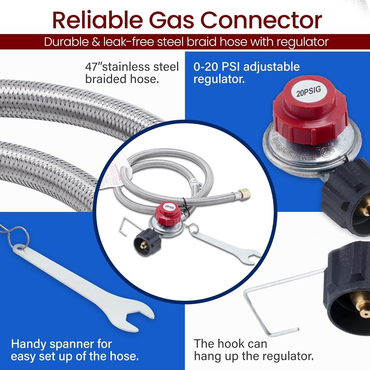 ARC Advanced Royal Champion ARC Propane Burner, 200,000 BTU Propane Stove